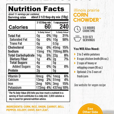 Illinois Prairie Corn Chowder Soup Mix