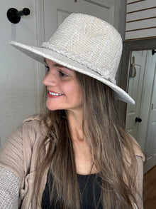 Winter Fedora Hat Oat - Hana