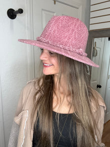 Winter Fedora Mauve- Hana