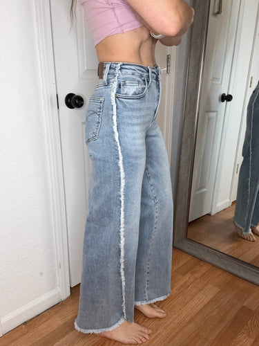 Randi Wide Leg Denim Jeans- Judy Blue