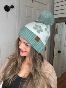 C.C Daisy Pom Beanie Sage - Hana