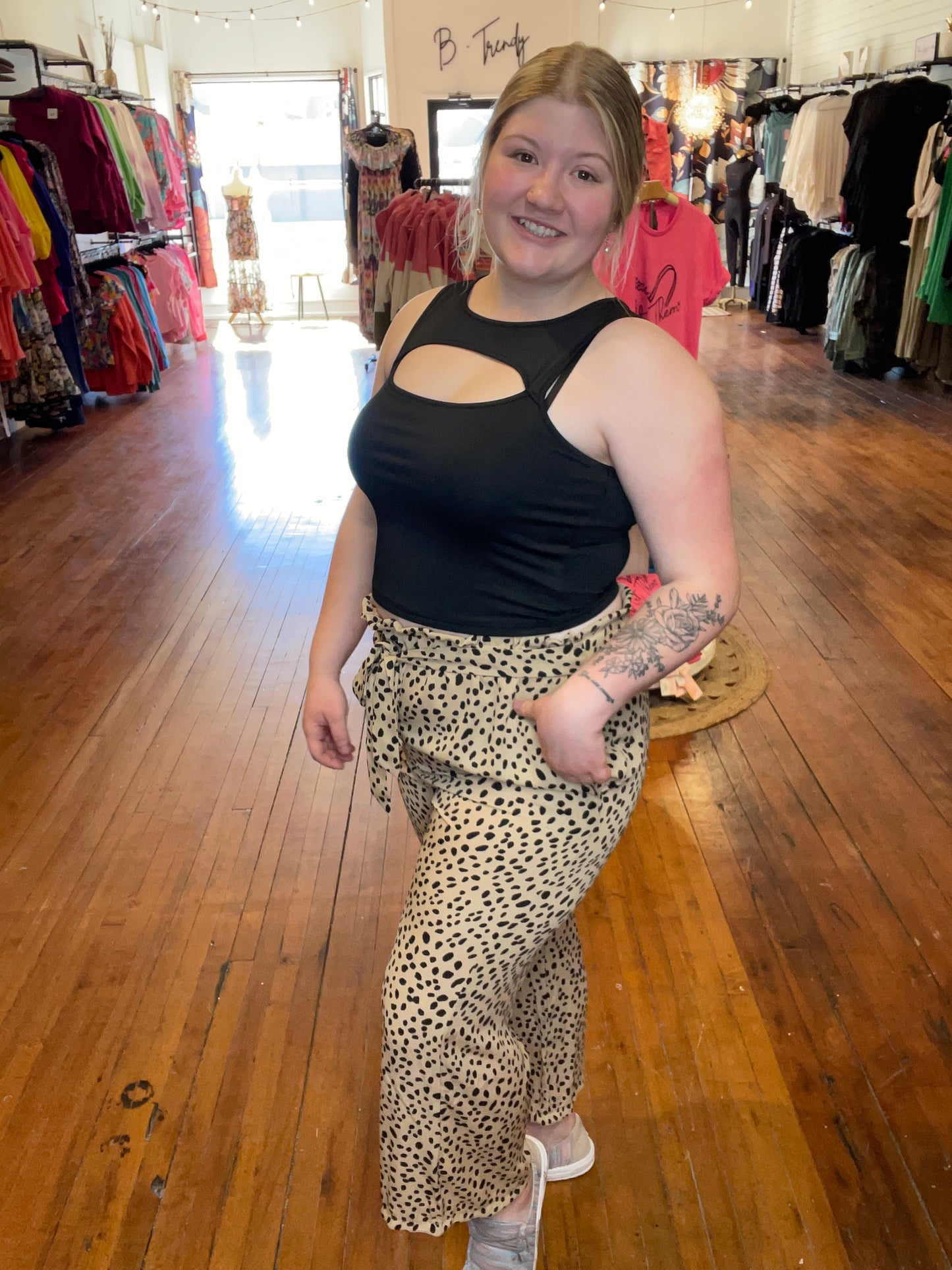 ANIMAL PRINT PANTS