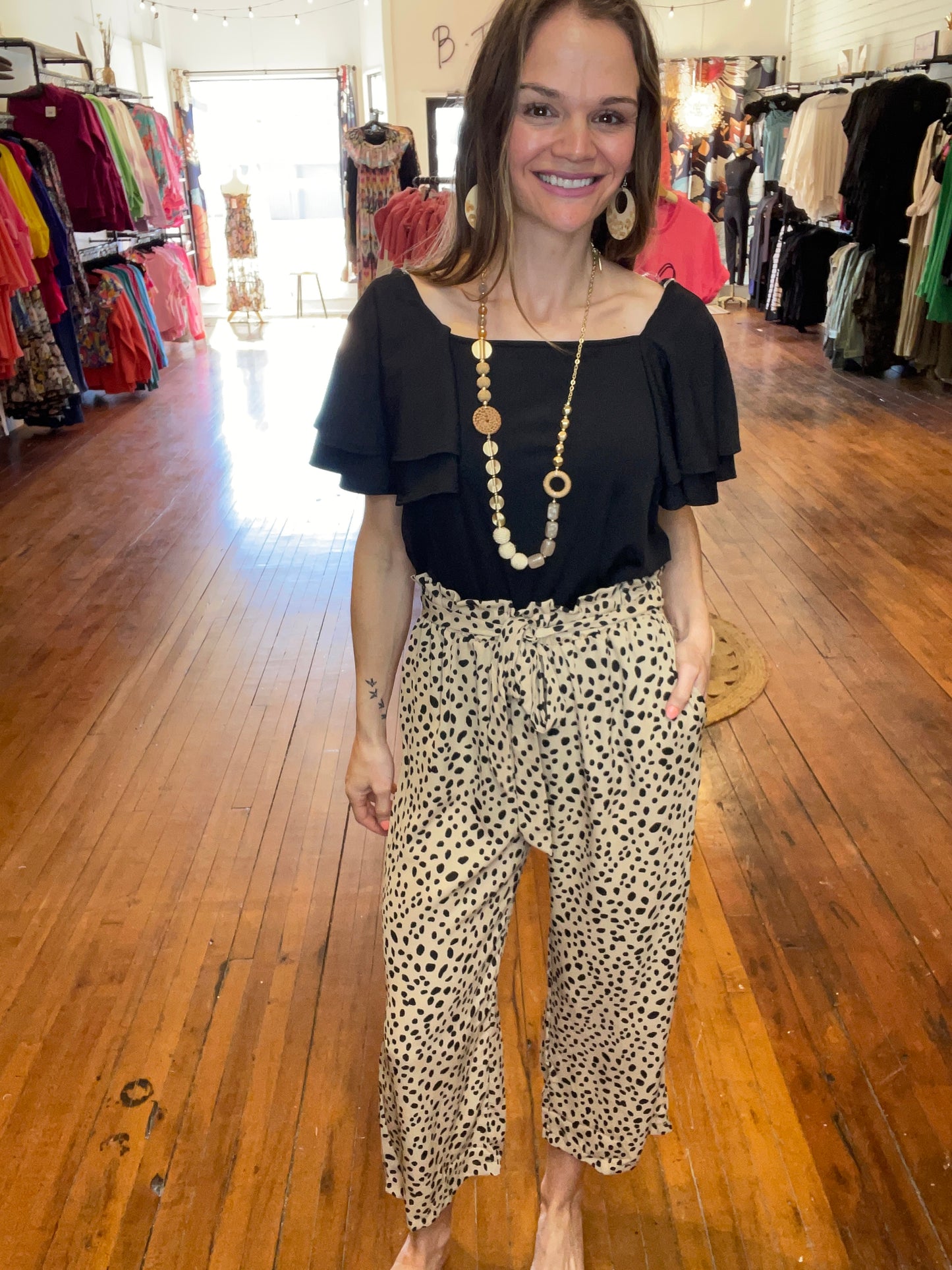 ANIMAL PRINT PANTS