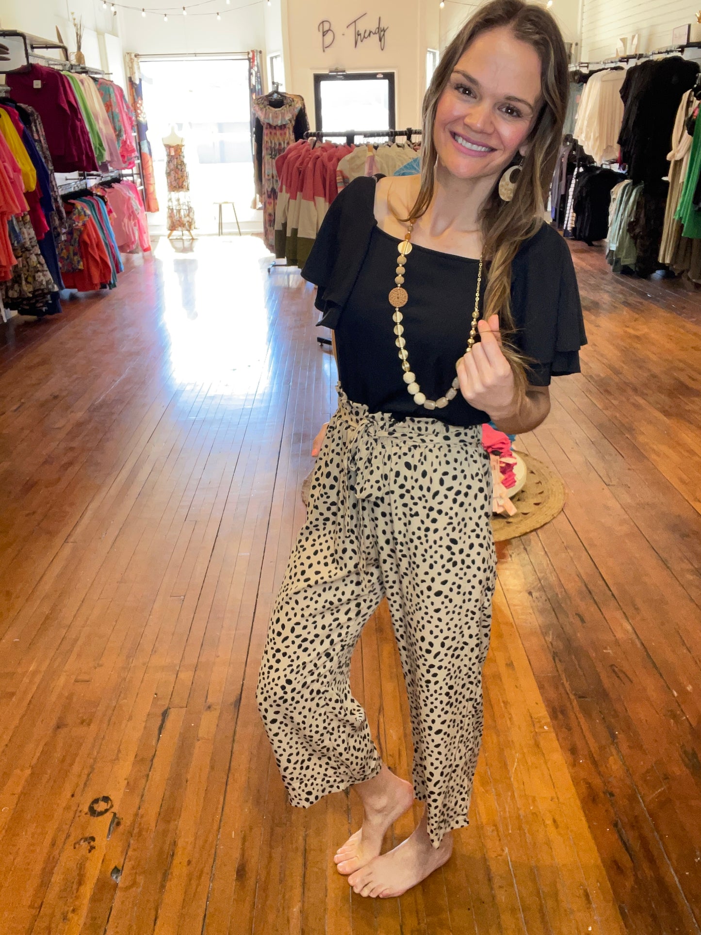 ANIMAL PRINT PANTS