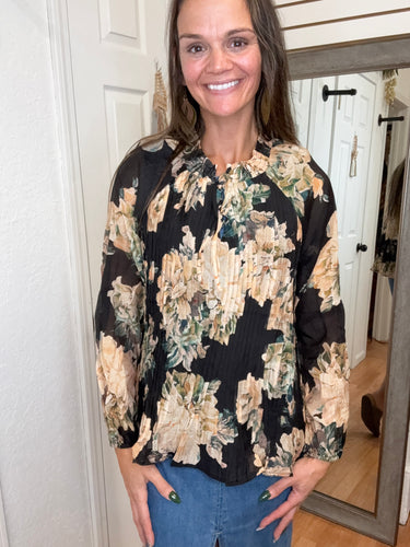 HELENA LONG SLEEVE BLOUSE - HAYDEN