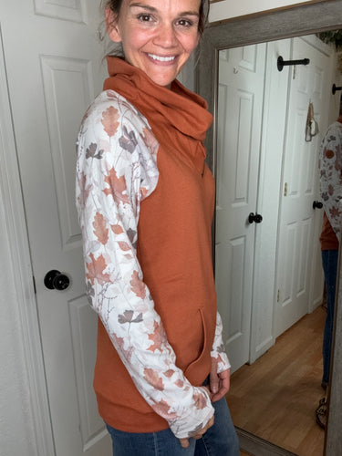 Zoey Zipcowl Sweatshirt - Michelle Mae