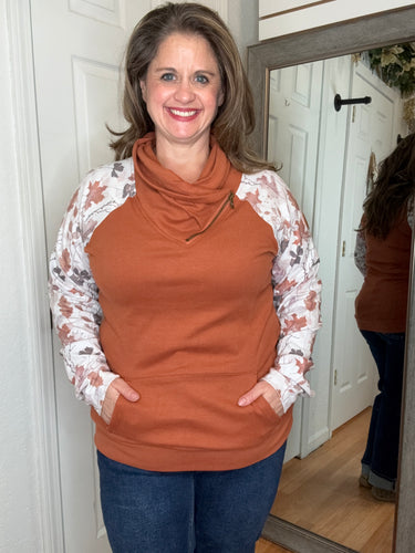 Zoey Zipcowl Sweatshirt - Michelle Mae