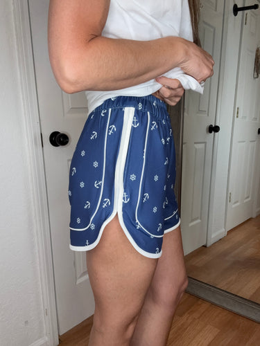 Dolphin Shorts Nautical -Michelle Mae