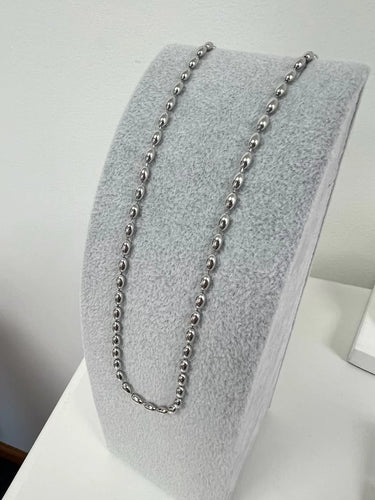 Flora Silver charm bar Necklace