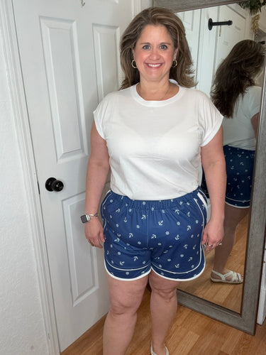 Dolphin Shorts Nautical -Michelle Mae