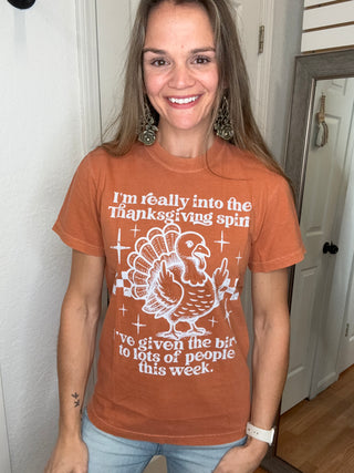 Thanksgiving Spirit Graphic Tee Festivitees
