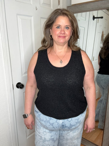 Lydia Sleeveless Top Black- Jade By Jane