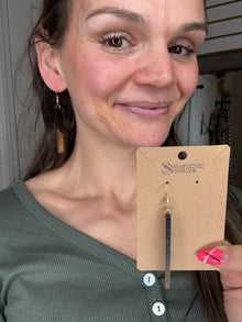 Resi Earrings Black- Mia Accessories