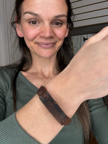 Polly Leather Bracelet- Mia Accessories