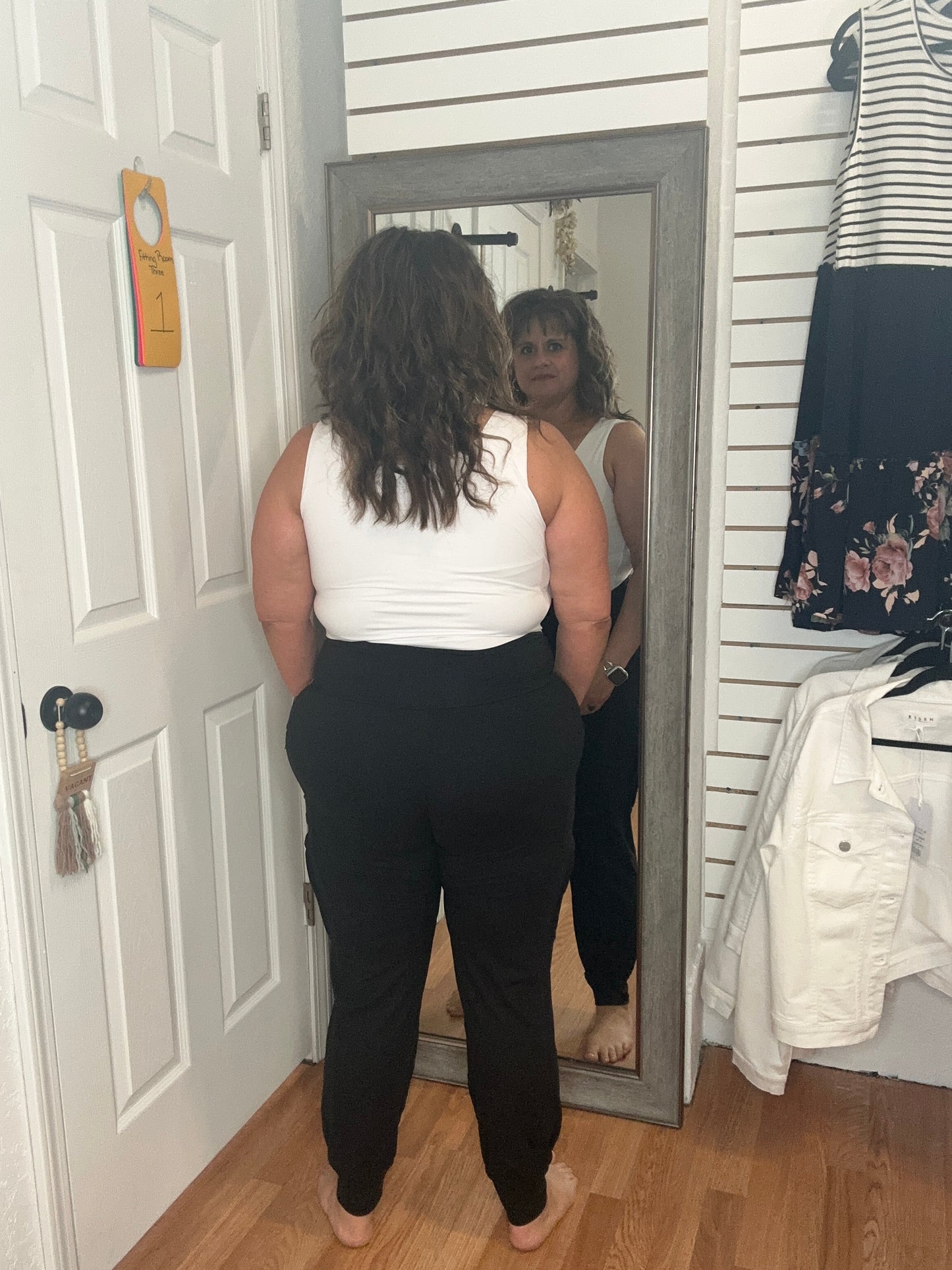 JANICE CARGO JOGGER/LEGGINGS - BLACK