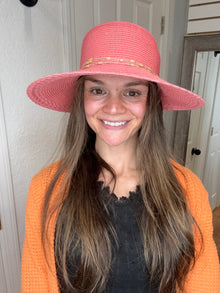 Barley Brim Hat Pink- CC