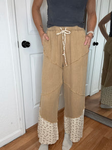 Paullie Palazzo Pants Taupe- Oddi