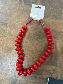 Hallie Necklace Red - Dylan Jewelry