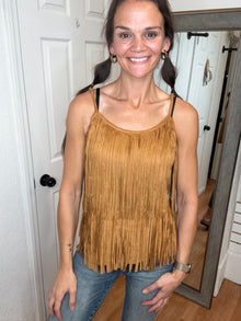 FRANNY FRINGE TANK TOP - VOCAL