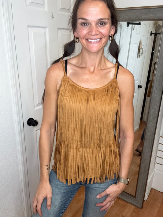 FRANNY FRINGE TANK TOP - VOCAL