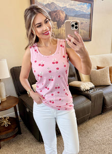 IN STOCK Ava Tank - Cherries