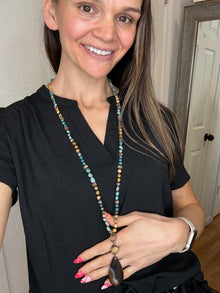 Debbie Necklace Brown- Dylan Jewelry