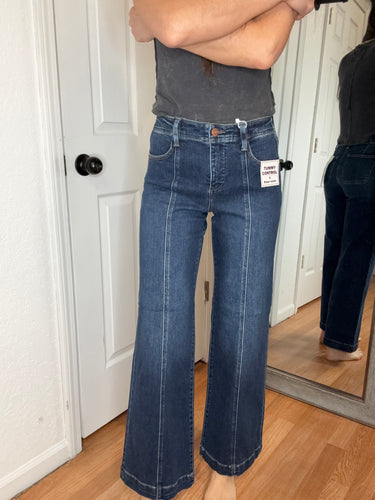 Deidra Wide Leg Denim Jeans- Risen