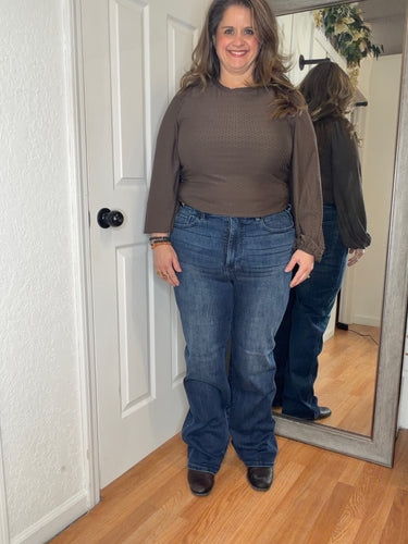 Kimberly Straight Leg Denim Jeans- Judy Blue
