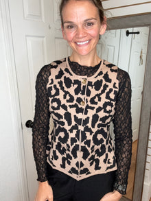 Lane Leopard Layering Vest- Anniewear