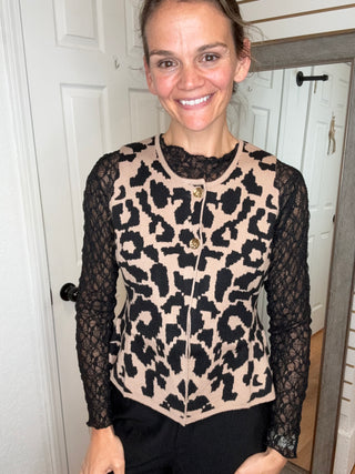 Lane Leopard Layering Vest- Anniewear