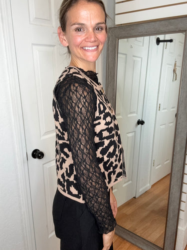 Lane Leopard Layering Vest- Anniewear