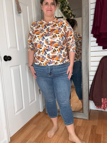 Cari Denim Capri- Judy Blue