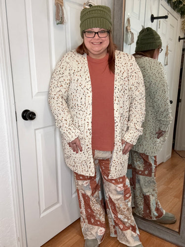 Polly Popcorn Cardigan Ivory- Staccato