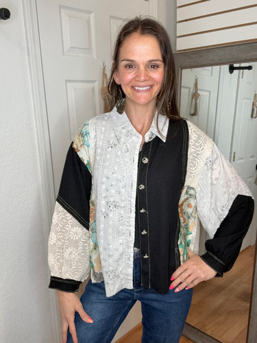 Charlotte Button Down Layering Top - Pol