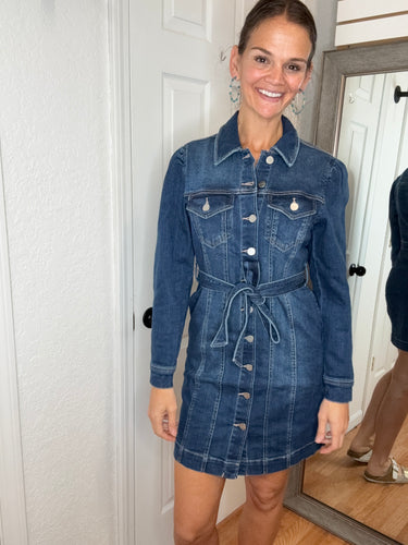 NYRA DENIM DRESS - RISEN