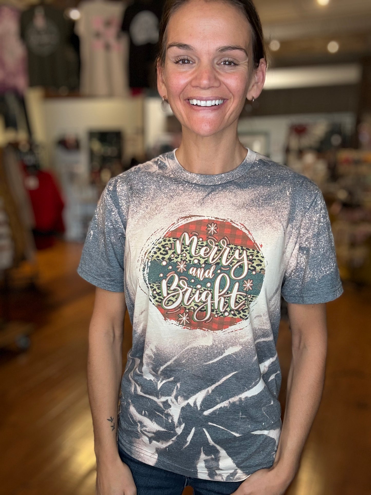 Merry And Bright Graphic Tee