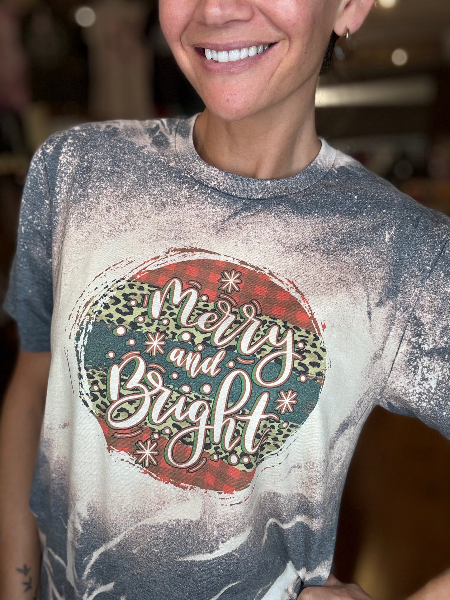 Merry And Bright Graphic Tee