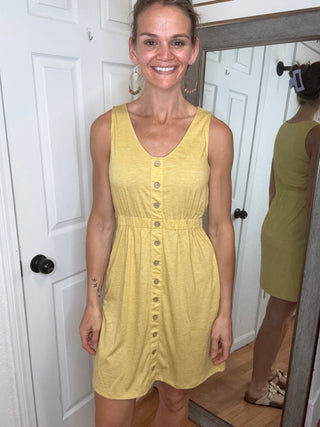 Beverly Button Dress - Michelle Mae