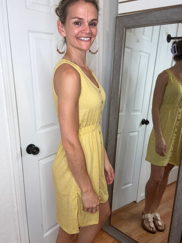 Beverly Button Dress - Michelle Mae