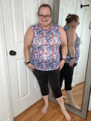 Summertime Mesh Tank Floral - Blakeley