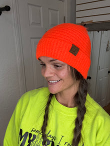 SOLID BOUCLE YARN BEANIE HAT- CC