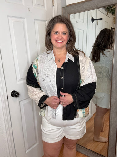 Charlotte Button Down Layering Top - Pol