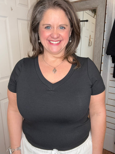 May Crop Top Black- Jade By Jane