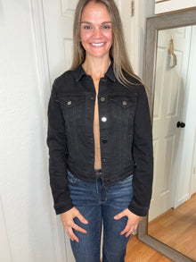 Elbony Denim Jacket Black - Risen