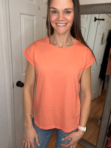 Meisha Short Sleeve Top Coral Zenana