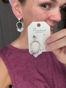 Carson Earrings Silver - Dylan Jewelry