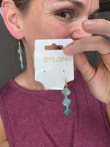 Clover Earrings Turquoise - Dylan Jewelry