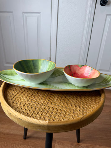 Botanic Garden Oval Appetizer Tray - Merritt