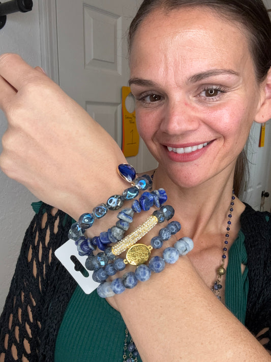 ADRIANA STACKED BRACELET SET - DYLAN JEWELRY