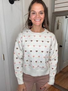 HEART TO HEART PULLOVER SWEATER - KORI